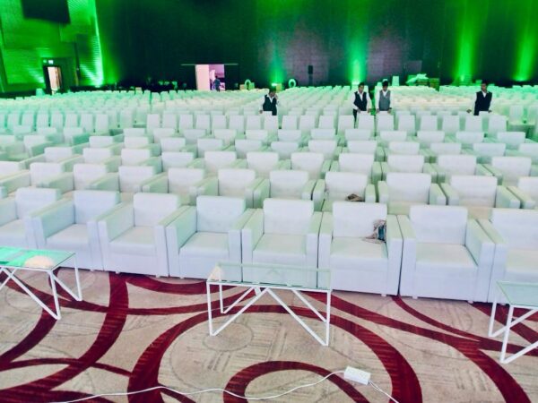 VIP Leather sofa for events